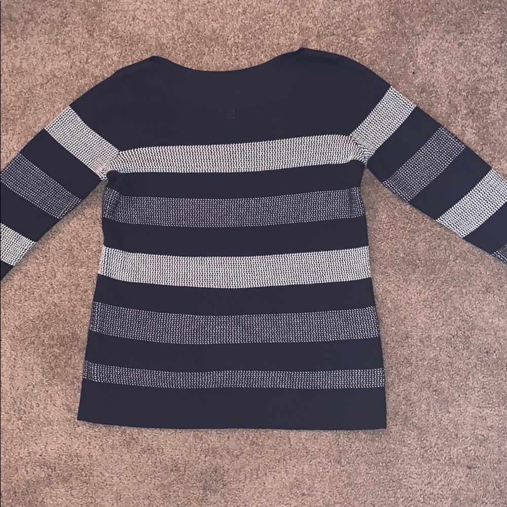 Striped Navy Blue Sweater